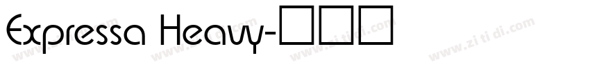 Expressa Heavy字体转换